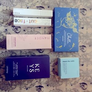 Various make-up and skin care